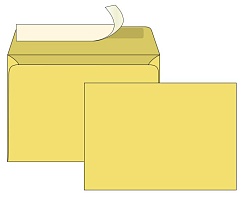 Конверт крафт С6, стрип