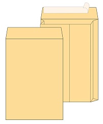 Почтовый пакет объемный EXTRAPACK С4 (230x330x40 мм), стрип крафт